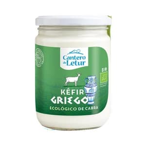 CANTERO DE LETUR Kéfir estilo griego ecológico de cabra 420 g.