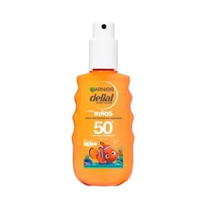 DELIAL de Garnier Protector solar en spray, especial para niños con factor protección 50+ ( muy alta) 150 ml.