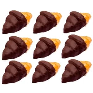 Mini croissant bañado en chocolate 9 uds. 320 g.
