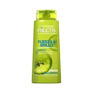 FRUCTIS Champú fortificante sin parabenos, para cabellos normales FRUCTIS Fuerza & brillo de Garnier 690 ml.