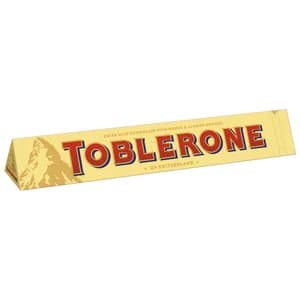 TOBLERONE Barrita de chocolate con leche, miel y almendras 100 g.