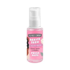 THE FRUIT COMPANY Aceite seco con 5 aceites vegetales (repara, hidrata y embellece), aroma a fresa y nata 40 ml.