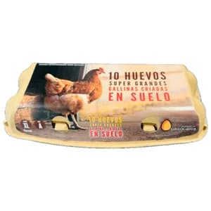 LA HUERTA DE GALLOCANTA Huevos de gallinas sueltas en el gallinero xl 10 uds.