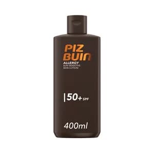 PIZ BUIN Allergy Protector solar para pieles sensibles con FPS 50+ (muy alto), pieles sensibles 400 ml.