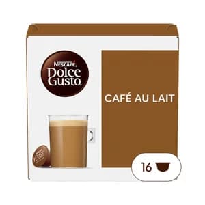 DOLCE GUSTO Café en cápsulas con leche 16 uds.