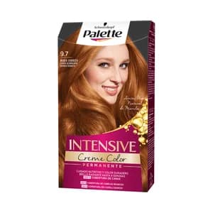 PALETTE Tinte de pelo permanente tono 9.7 rubio cobrizo PALETTE Intensive creme color de Schwarzkopf.