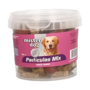 MISTER DOG Bocaditos con sabor a carne tiernos para perros MISTER DOG PARTÍCULAS MIX 200 gr,
