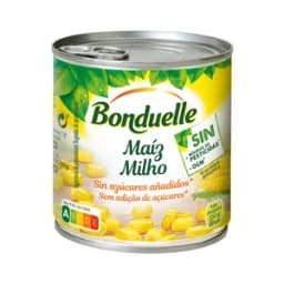 BONDUELLE Maíz dulce sin azúcares añadidos 285 g.