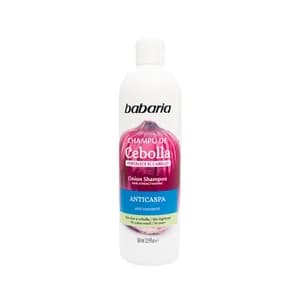 BABARIA Champú anticaspa de cebolla 380 ml.