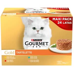 PURINA GOURMET Alimento para gatos húmedo 24 uds. x 85 g.