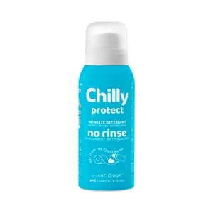 CHILLY No rinse Espuma limpiadora íntima sin aclarado, para pieles sensibles 100 ml.