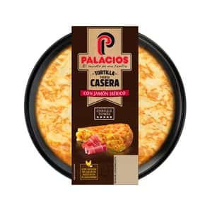 PALACIOS Tortilla de patatas receta casera con jamón ibérico Enrique Tomas (5 estrellas) 600 g.