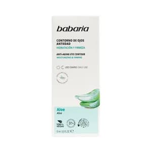 BABARIA Contorno de ojos antiedad de uso diario con Aloe Vera BABARIA 15 ml.