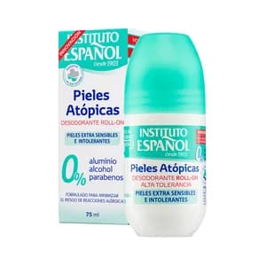 INSTITUTO ESPAÑOL Desodorante roll on para mujer para pieles atópicas INSTITUTO ESPAÑOL Pieles atópicas 75 ml.