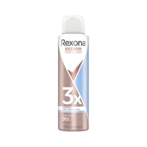 REXONA Maximum protection Desodorante en spray para mujer antitranspirante hasta 96 horas 150 ml.