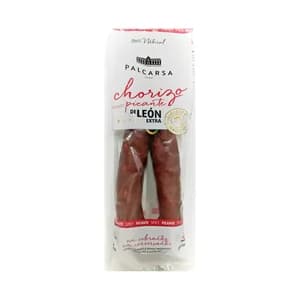 PALCARSA Chorizo de León, ahumado y picante, sin gluten y de categoria extra 325 g.