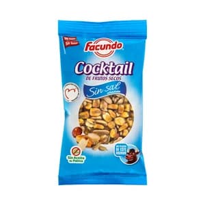 FACUNDO Cocktail de frutos secos sin sal añadida FACUNDO bolsa de 150 g.