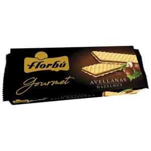 FLORBÚ Gourmet Barquillos rellenos de avellana y cacao 185 g.