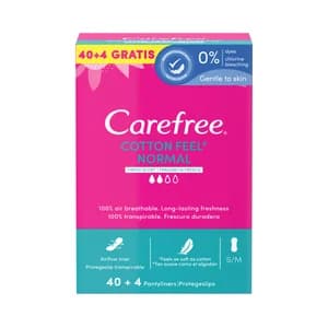 CAREFREE Protege slips transpirables con fragancia fresca CAREFREE Fresh 40 uds.