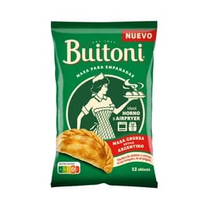 BUITONI Masa gruesa para empanadas estilo argentino (obleas) 350 g. 12 uds.
