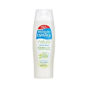 INSTITUTO ESPAÑOL Gel para baño o ducha con un 95% de ingredientes de origen natural, espeical pieles sensibles INSTITUTO ESPAÑOL Natura 750 ml.