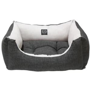 SANDIMAS Cuna acolchada Edgar gris.