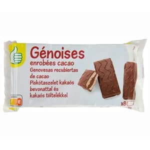 PRODUCTO ALCAMPO Genovesas de cacao 8 uds. 280 gr.