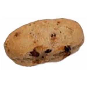 Panecillo de centeno 70% pasas y nueces 65 g.