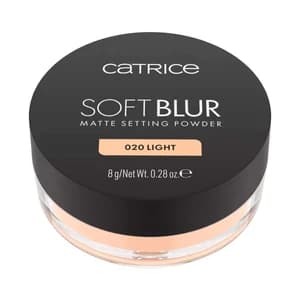 CATRICE Matte soft blur tono 020 Light, neutro Polvos fijadores ligeros efecto difuminado suave.