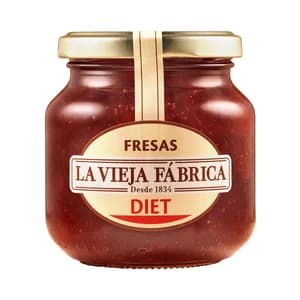 LA VIEJA FÁBRICA Mermelada de fresa sin azùcar añadida Diet 280 g.