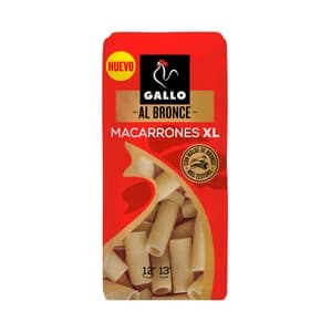 GALLO Al bronce Pasta macarrones XL 450 g.