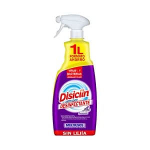 DISICLIN Limpiador desinfectante multiusos con olor a lavanda 1 L.