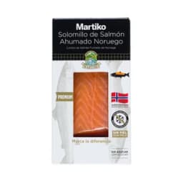 MARTIKO Solomillo de salmón ahumado Noruego MARTILO 150 g.