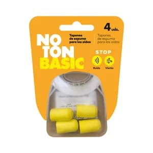 NOTON Tapones de espuma para oídos NOTON Basic 4 uds.