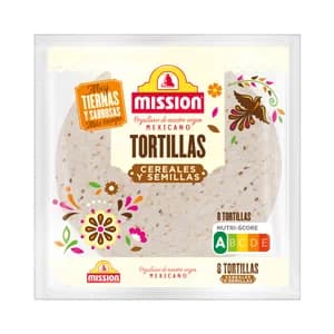 MISSION Tortilla de trigo con cereales y semillas MISSION 430 g.