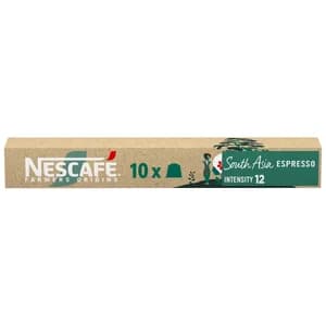 NESCAFÉ Farmers origins Café en cápsulas espresso South Asia I12, 10 uds.