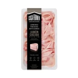 CASA FORNER Jamón cocido en lata, cotado en lonchas colocadas a mano CASA FORNER Premium
