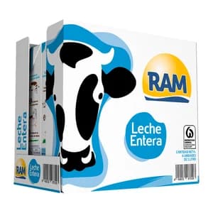 RAM Leche entera de vaca 6x1 l.