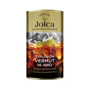 JOLCA Aceituna rellena de vermut D.O Jerez,150 g.