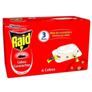RAID Cebo para cucarachas 6uds