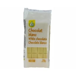 PRODUCTO ECONÓMICO ALCAMPO Tabletas de chocolate blanco 4 x 100 g.