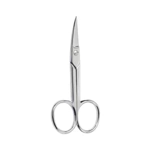 BETER Tijera curva cromada de 9 cm, para el corte de las uñas BETER.