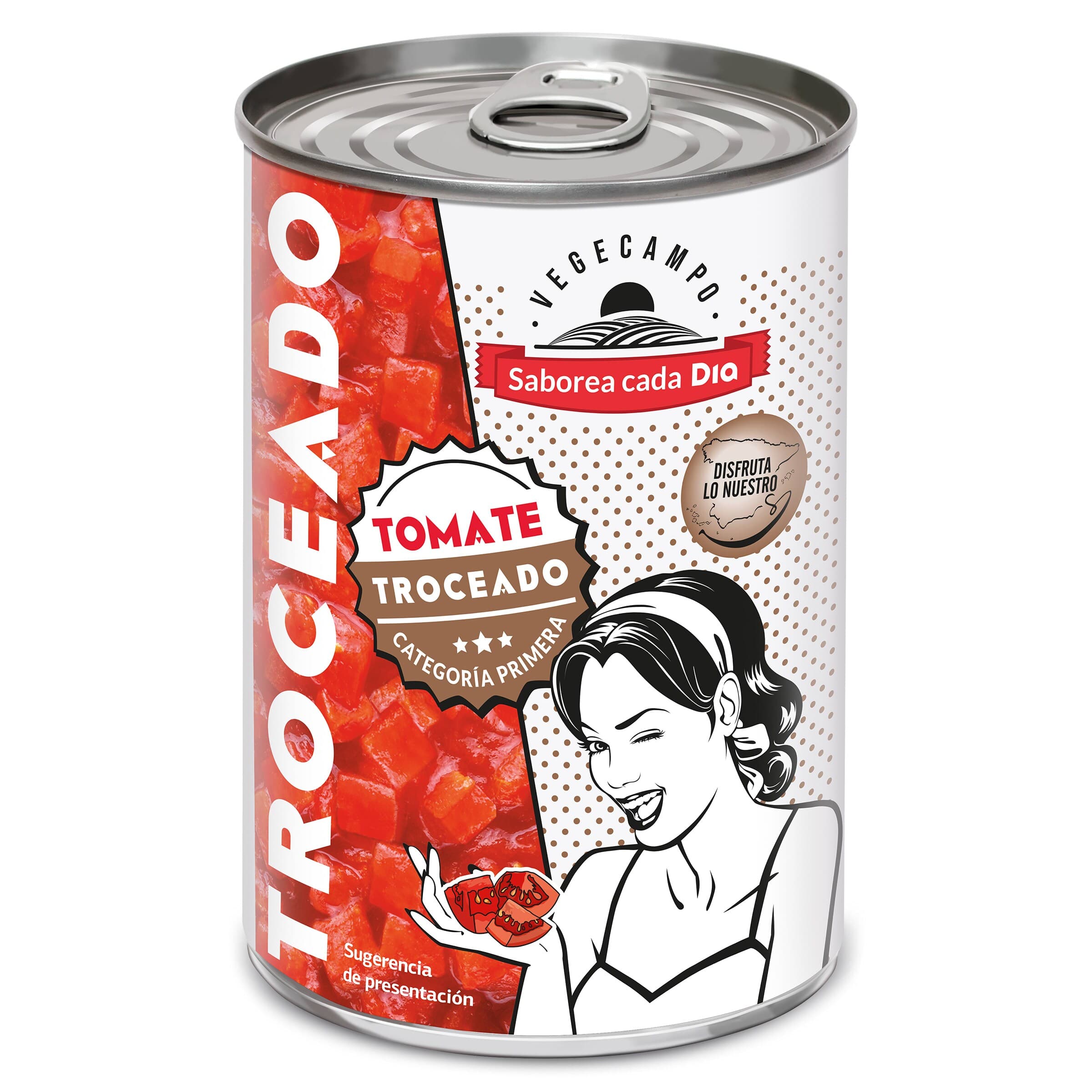 Tomate troceado Dia Vegecampo 400 g