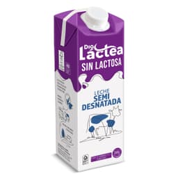 Leche semidesnatada sin lactosa Dia Láctea 1 L