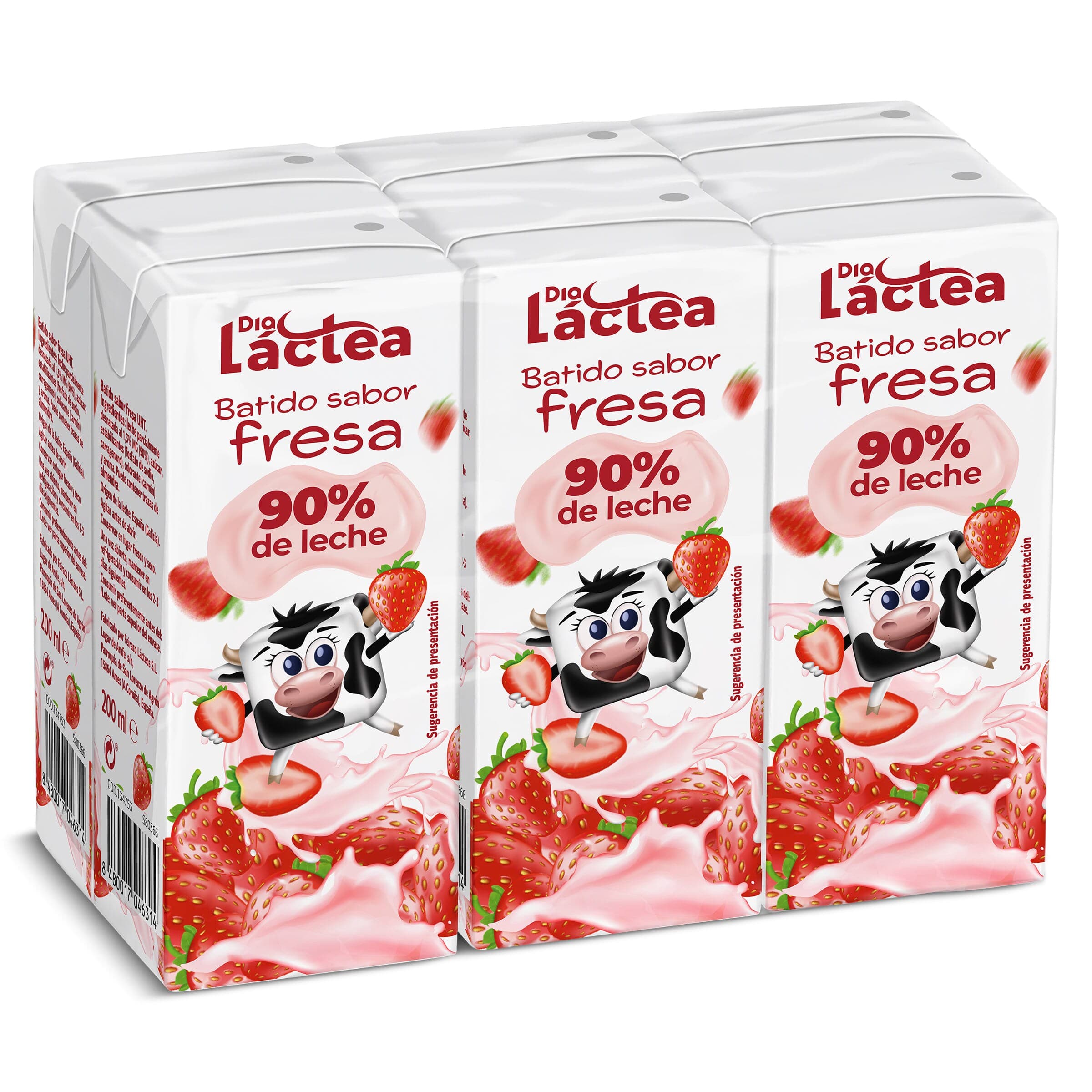 Batido de fresa Dia Láctea 6 x 200 ml