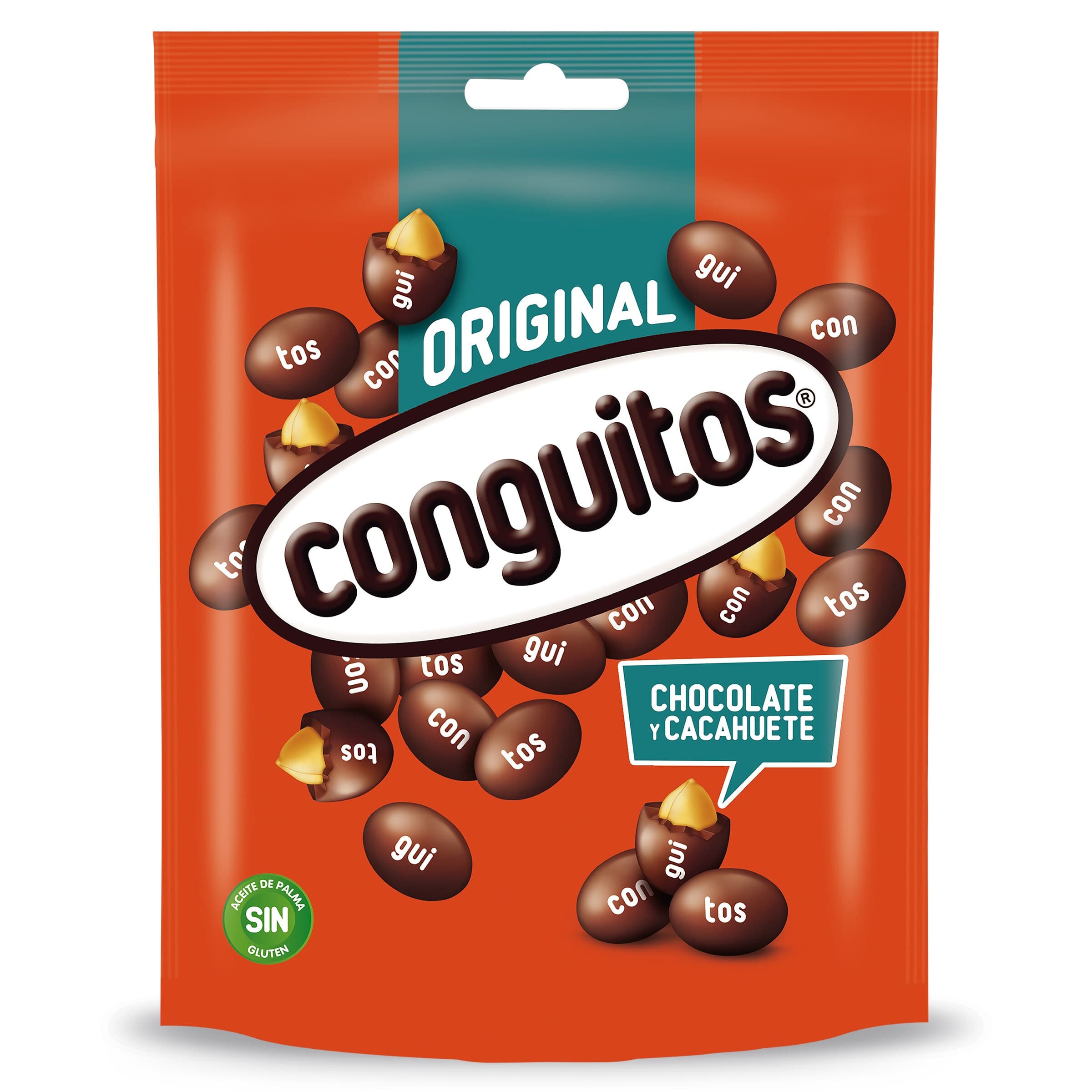 Cacahuetes cubiertos de chocolate Conguitos bolsa 200 g