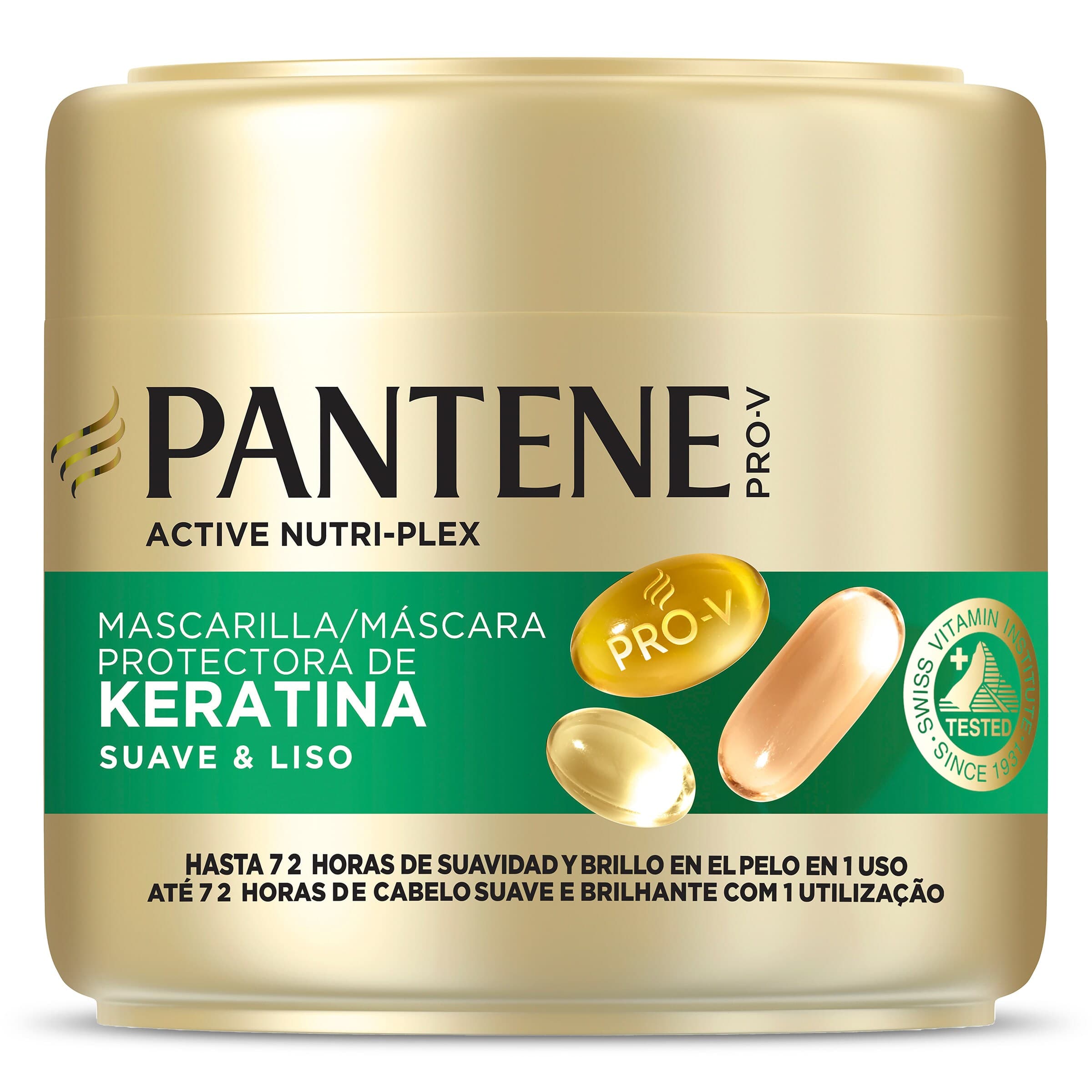 Mascarilla suave y liso anti encrespamiento Pantene frasco 300 ml