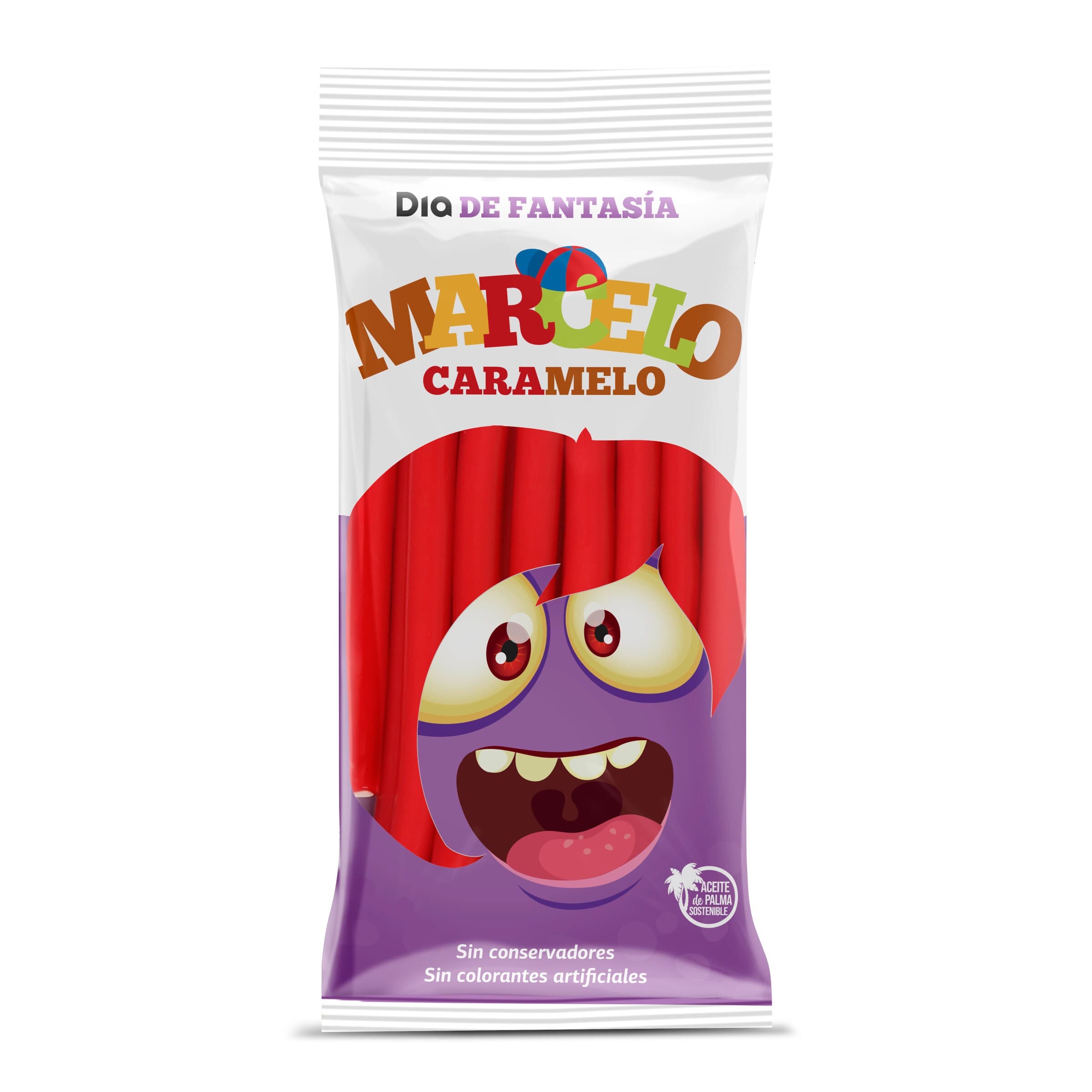 Tronquitos sin pica relleno Dia Marcelo Caramelo bolsa 225 g