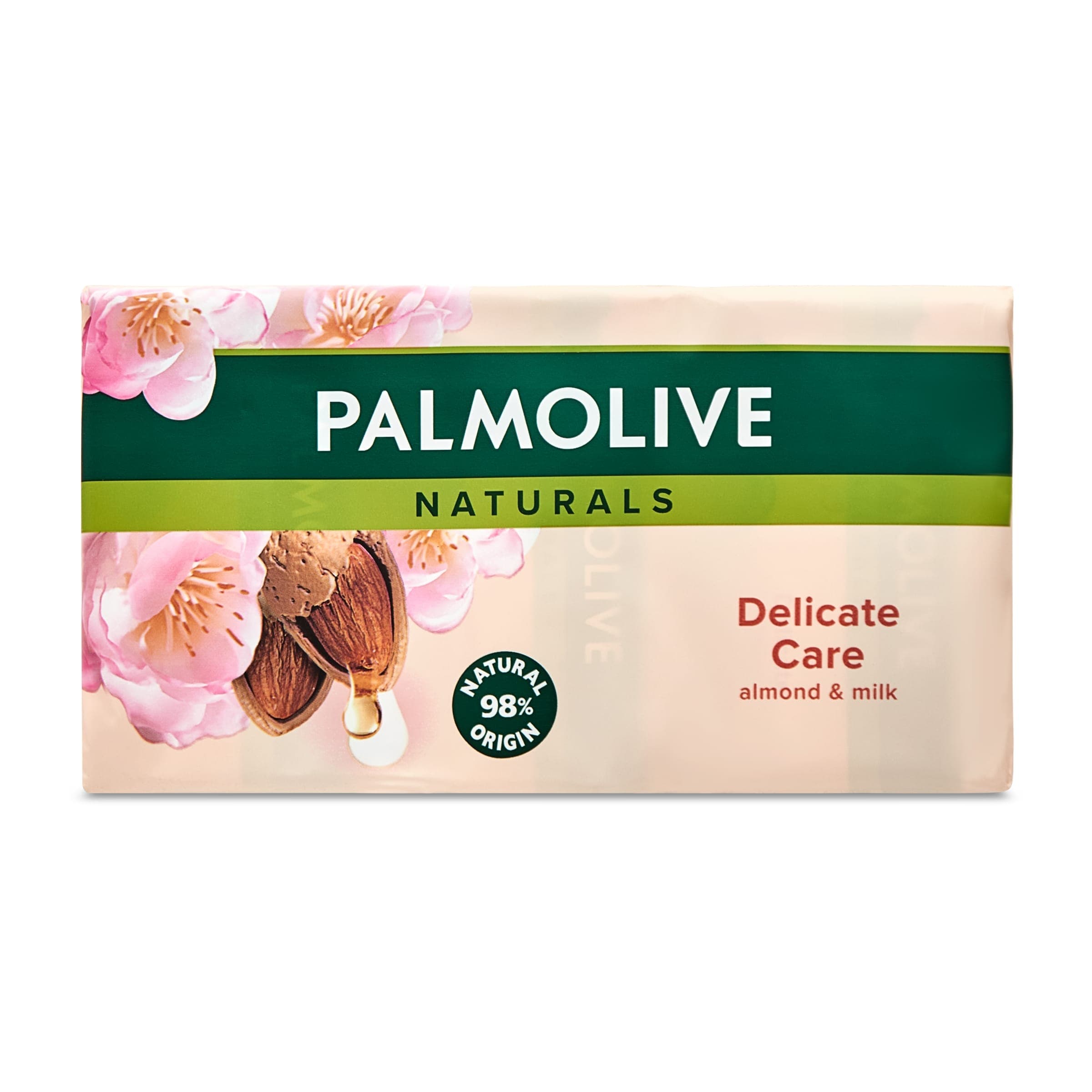 Jabón de manos almendra y leche Palmolive pastilla 3 x 90 g