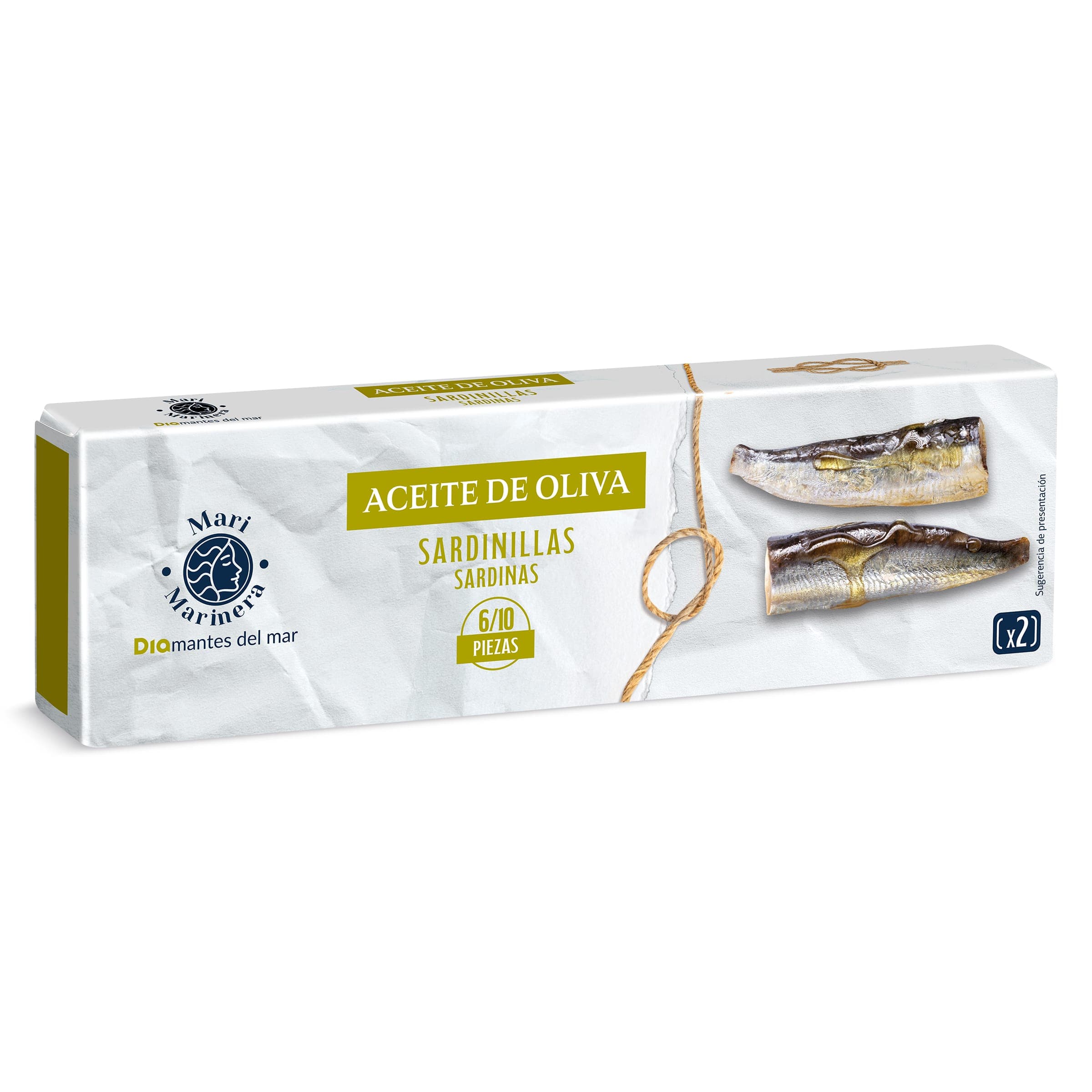 Sardinillas en aceite de oliva Dia Mari Marinera 2 x 65 g